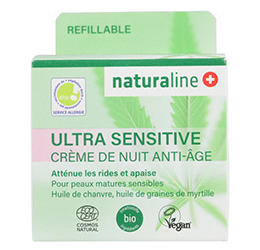 Coop Naturaline Ultra Sensitive crème de nuit anti-âge 50 ml