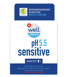 Coop Well pH 5.5 sensitive Nachtcrème