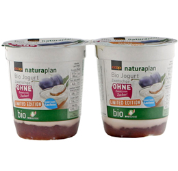 Coop Naturaplan organic yoghurt plum without added sugar