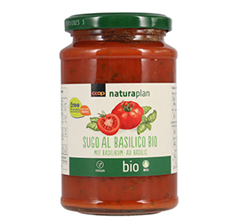 Coop Naturaplan Organic Sauce Basilico