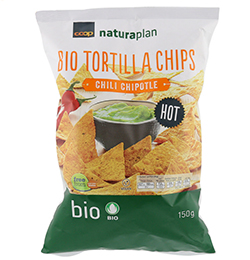 Coop Naturaplan Organic Tortilla Chips Chili Chipotle