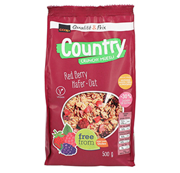Coop Free From Qualité & Prix Country crunchy müesli red berry oat