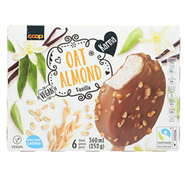 Coop Karma gelati oat almond vanilla