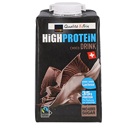 Coop Qualité & Prix high protein drink choco