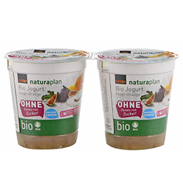 Coop Naturaplan bio yogurt fico-arancione senza zucchero