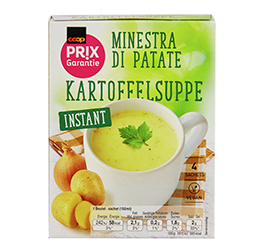 Coop Prix Garantie soupe de pommes de terre