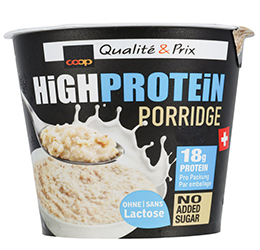 Coop Qualité & Prix high protein porridge