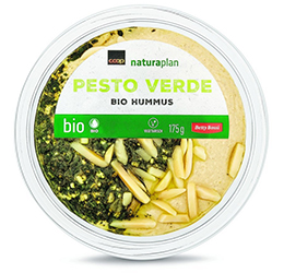 Coop Naturaplan Bio Hummus Pesto verde