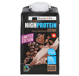 Coop Qualité & Prix High Protein drink choco-macchiato