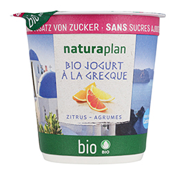 Coop Naturaplan bio yogurt biologico agli agrumi della Grecque