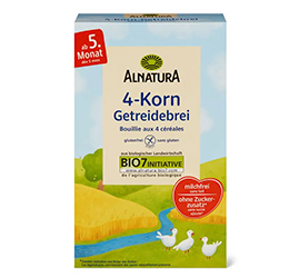Migros Alnatura 4-grain cereal porridge