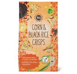 Migros Bio YOU Corn & Black Rice Crisps