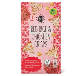 Migros Bio YOU Red Rice & Chickpea Crisps 80 g