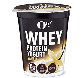 Migros Oh! whey protein joghurt vanilla
