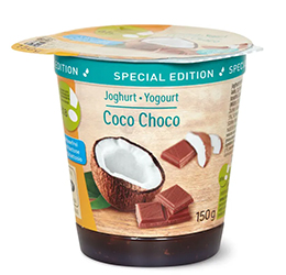 Migros aha! yoghurt coconut-chocolate
