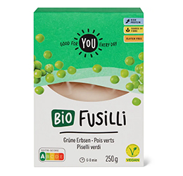 Migros YOU Organic Fusilli Green Peas